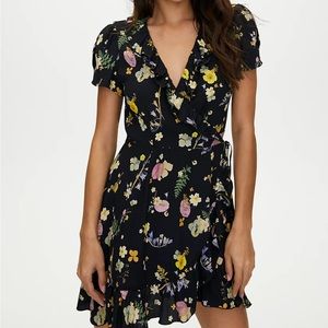Sunday Best NWOT RUFFLE WRAP DRESS | Aritzia